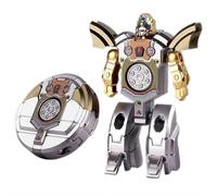 Transformable Fidget Spinner Toys,Stress Relief Sensory Toys for Kids and Adults, 2 in 1 Transformable Robot, Fingertip Gyros Stress Relief Sensory Toy s for Boys & Girls Age 3+ (Silvery)