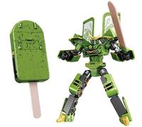 Transformable Ice Toy, 2in-1 DIY Creative Transformations, Robot Transformation Figurine, Early Educational Brain Blocks Toys for Boys Collectors Birthday Party Indoor
