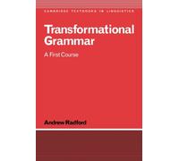 Transformational Grammar : A First Course
