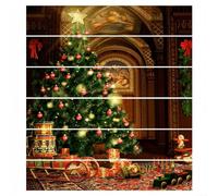 Transformative 6Pcs Stairway Decals Designed for Easy Application on Stairs and Walls