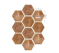 Transformative Hexagon PVC Tile Stickers Perfectly Designed for Stylish Kitchen and Bathroom Upgrades (A)