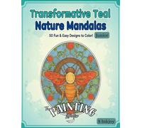 Transformative Teal Nature Mandalas: The Painting Studio