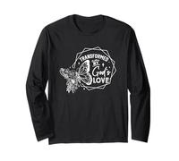 Transformed by God's Love Inspirational Faith Long Sleeve T-Shirt