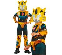 Transformer Bumblebee Costume Kids Official Fancy Dress Outfit + Mask