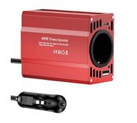 Transformer Car Charger 400W/500W DC12V to AC 220V 50HZ modified wave inverter solar car power voltage portable converter(400W50HZ-red)