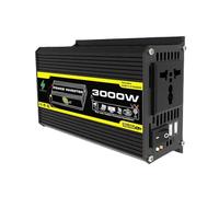 Transformer Car Charger DC 12V To AC 110/220V Intelligent Power Inverter Dual USB Car Voltage Transformer 3000W Digital Built-in Fuse(12V to 110V Black)