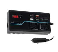 Transformer Car Charger Overload Protection Car Inverter 8 Ports Sockets Power Adapter 200W USB/PD/Type-C Chargers DC 12V/24V to AC 110V/220V Converter