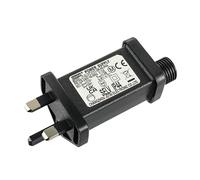 Transformer Plug for Christmas Lights 31v/3.6W Adapter with Timer Function, 8 Light Modes, Memory Function, IP44 Waterproof Replacement Power Supply for Xmas Fairy String Lights