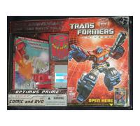 TRANSFORMERS 25TH ANNIVERSARY G1 RE-ISSUE OPTIMUS PRIME with DVD and COMIC