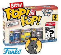 Transformers 4-Pack Retro Toys - Optimus Megatron - Bitty Pop - Funko Hasbro