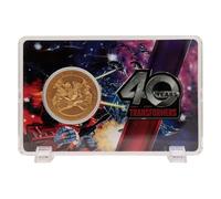 Transformers 40th Anniversary 24k Gold Plated Coin