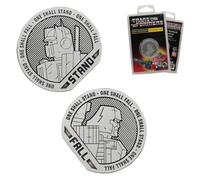 40th Anniversary Collectible Coin Transformers Metallic Silver One Size