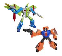Transformers Age of The Primes, G2 Dinobot Swoop and G2 Dinobot Sludge, 21.5 cm, Convertible Class, Robot Toy, Age 8+