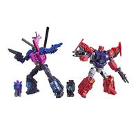 Transformers Age of The Primes Wreck 'n Doom Collection Topspin vs Spinister 5.5-inch Converting Action Figure 2-Pack, Robot Toys, Ages 8+ (Amazon Exc