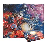 Transformers Autobot Box Art Silky Touch Super Soft Throw Blanket 152 X 127 cm in White Transformers White 152 X 127 cm