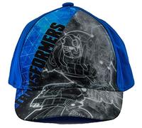 Transformers Autobot Cap, Kappy, Boys Baseball Cape, 100% Cotton (Blue/Black) - Blue - S
