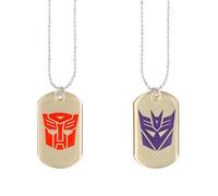 Transformers Autobot & Decepticon Logo Dog Tags