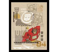Transformers Autobot Roll Out Framed Poster