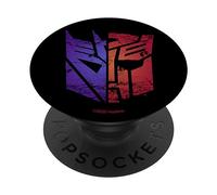 Transformers Autobots And Decepticons Split Color Mask PopSockets Adhesive PopGrip