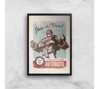 Transformers Autobots Join The Team Art Print | Size: A2 Transformers Multicolor A2