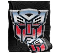 Transformers Autobots Logo Blanket White (One Size)