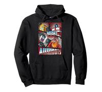 Transformers Autobots Panels Pullover Hoodie, Adult Unisex, Black, XX-Large