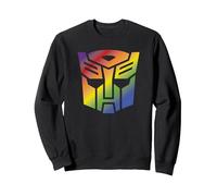 Transformers Autobots Pride Logo Sweatshirt, Adult Unisex, Black, X-Large