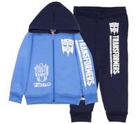 Transformers Boys 2 Piece Matching Sets Jumper, Hoodie and Joggers Fleece Set for Boys, blue, 5-6