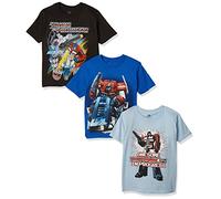 Transformers Boys' Boys Assorted T-Shirt 3-Pack, Assorted, 7