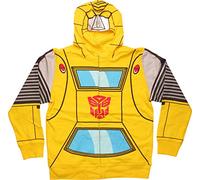 Transformers Boys' Bumblebee Character Hoodies, Yellow, 8