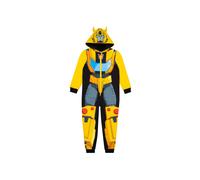 Transformers Boy's Bumblebee Onesie With 3D Horns in Yellow | Size: 8-9 Years Transformers Yellow 8-9 Years