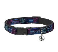 Transformers Breakaway Cat Collar | Transformers Autobots In The Zone Icons Blues Reds Durable Adjustable Bell ID Tag Ring