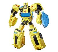 Transformers Bumblebee Cyberverse Adventures Battle Call Officer Class Bumblebee, Voice Activated Energon Power Lights and Sounds, Ages 6 and Up 10-inch