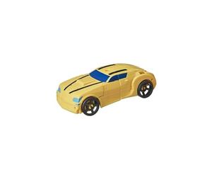 Transformers Bumblebee Cyberverse Adventures Battle Call Trooper Class Bumblebee, Voice Activated Energon Power Lights, Ages 6 and Up, 5.5-inch, E8373