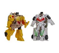 TRANSFORMERS Bumblebee Cyberverse Adventures Dinobots Unite Toys Dino Combiners Wheelgrim 2-Pack Action Figures, Ages 6 and Up,...