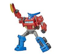 Transformers Bumblebee Cyberverse Adventures Warrior Class Optimus Prime Action Figure Toy, Repeatable Attack Move, Ages 6 and Up, 5.4-inch