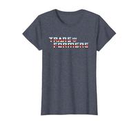 Transformers Classic Logo T-Shirt, Women, Heather Blue, XX-Large