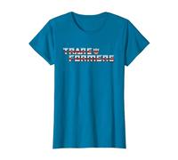 Transformers Classic Logo T-Shirt, Women, Sapphire Blue, XX-Large