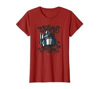 Transformers Classic Optimus Prime Graffiti Face Portrait T-Shirt, Women, Cranberry Red, X-Small
