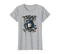 Transformers Classic Optimus Prime Graffiti Face Portrait T-Shirt, Women, Heather Grey, Small