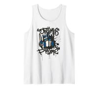 Transformers Classic Optimus Prime Graffiti Face Portrait Tank Top