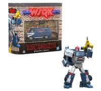 Transformers Collaborative Stranger Things Freakwency and 8-Trax Collectible Converting Action Figures, Change Between Robot and WSQK Van, 8+