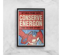Transformers Conserve Energon Poster Art Print | Size: A2 Transformers Multicolor A2