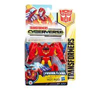 Transformers Cyberverse 5" Hot Rod Fusion Flame Action Attacker Warrior action figure toy