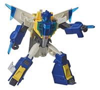 Transformers Meteorfire Cyberverse Adventures Battle Call Trooper Class Meteorfire, Voice Activated Energon Power Lights, Ages 6 and Up, 5.5-inch