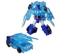 Transformers CYBERWORLD Optimus Prime Armored Cyber Changers Energon Surge Action Figure | Quick Change to Truck Mode | Robot Toys for Kids 6+