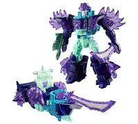 Transformers CYBERWORLD Scourge Ultimate Cyber Changers Energon Surge Action Figure | Quick Change to Pirate Ship Mode | Robot Toys for Kids 6+