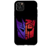 Transformers Decepticon Autobot Distressed Split Retro Logo Case for iPhone 11 Pro Max