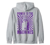 Transformers Decepticons Power to the Machines Zip Hoodie