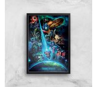 Transformers Earthrise A2 Giclee Art Print Transformers Multicolor A2